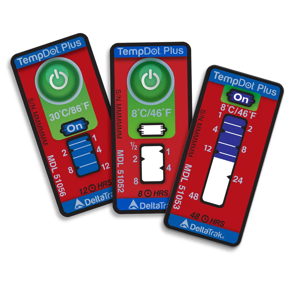 Timestrip Plus Time-Temperature Indicator Labels